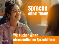 Ehrenamtliche Sprachlehrkraft gesucht
